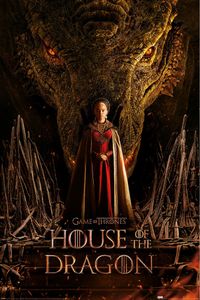 House of the Dragon - Rhaenyra and Daemon - Film Poster Plakat - Größe 61x91,5