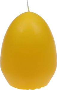 Eierkerze Gelb 80/60 mm