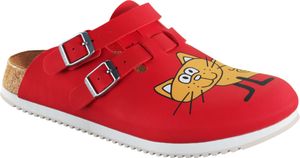 Birkenstock Superlauf dámske dreváky KAY SL cat comic red 40