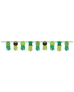 Party-Girlande mit Glückssymbolen für St. Patricks Day | 2,43 m