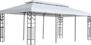 Prolenta Premium  Pavillon 3 x 6 m Weiß
