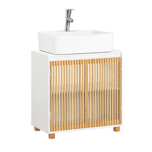 SoBuy BZR125-W Umyvadlová skříňka Vanity Unit Koupelnová skříňka Base Cabinet