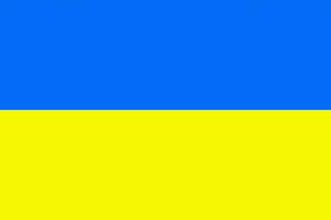 5 Stück "Flaggen und Banner" 10cm breit -selbstklebende "Ukraine" ES-FL-UKR-10-G-NL