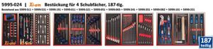 Projahn Bestückung für 4 Schubladen 187tlg Bestückung für 4 Schubladen 187tlg 5995-024