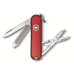 Victorinox Classic SD Taschenmesser mit Schere, Rot Mittelrot