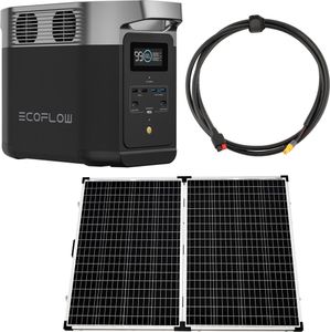 EcoFlow Delta 2 0% MwSt §12 III UstG 1024Wh Powerstation mit 270W Solarpanel