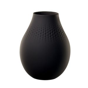 Villeroy & Boch Vase Manufacture Collier noir schwarz