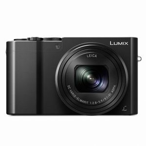 Panasonic Lumix DMC-TZ101EGK Digitalkamera, 20,1 Megapixel, 10x opt. Zoom, 3 Zoll Display, 4K 25p Video, Sucher, schwarz