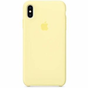 Apple iPhone Xs, iPhone X Hülle - Silikon - Soft Case,Backcover - Gelb