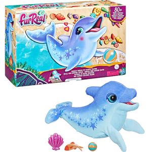 Hasbro furReal Dimples, Mein lustiger Delfin, 80+ Geräusche und Reaktionen, interaktives Spielzeug, elektronisches Tierchen für Kinder ab 4 Jahren