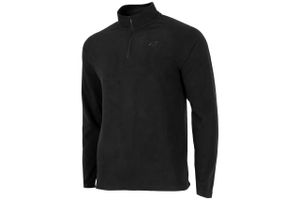 4F Herren Fleecejacke für Ski Thermo Fleece Pullover Skiunterwäsche, Schwarz M