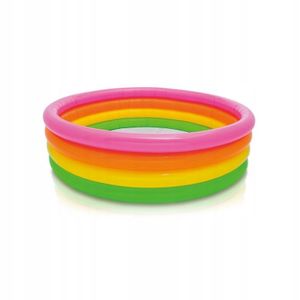 Intex 56441NP - Planschbecken 4-Ring Pool Sunset Glow