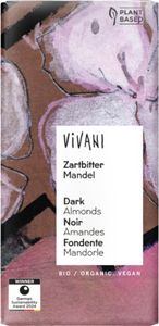 Vivani Zartbitter Mandel Schokolade -- 100g