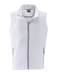 Herren Promo Softshell Vest / Wasserabweisend, winddicht - Farbe: White/White - Größe: M
