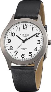 Regent Titanium Pánské hodinky F-842 Quartz Watch Strap Black D2URF842