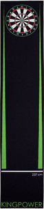 Kingpower Dartteppich mit Abwurflinie, Dart Zubehör mit Motiv, Dartmatte mit Oche, pflegeleichter Teppich rutschfest , Auswahl:Design 7 - 290 x 60 cm