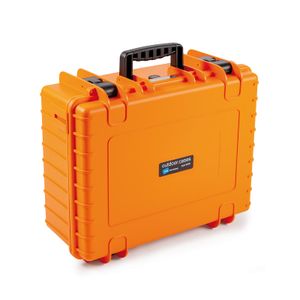 B&W International B&W Outdoor Case Typ 6000 32,6 l - Orange Inklusive Variabler Facheinteilung