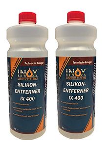 INOX Silikonentferner IX400, 2x 1L - Silikonlöser, Entfetter zum Entfernen