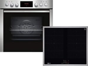 Neff XED456I Einbauherd-Set mit Induktions-Kochfeld, SCHOTT Glaskeramik® - Edelstahl