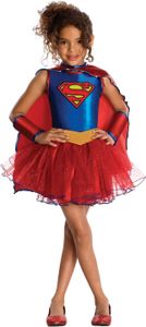 Supergirl - Kostüm - Kinder BN5175 (S) (Rot/Blau) Supergirl - Kostüm - Kinder BN5175 (S) (Rot/Blau)