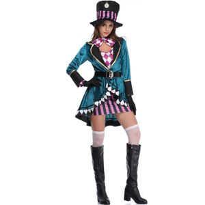 Halloween-Party Cosplay weiblicher Zauberer Set Halloween-Kostüm