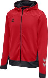 Hummel hmlLEAD ZIP POLY HOODIE Rot Größe XL Hummel hmlLEAD ZIP POLY HOODIE Rot Größe XL
