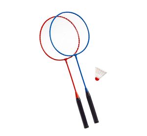 Best Sporting Badminton-Set 2 Schläger mit Federball