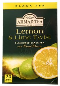 Ahmad Tea - Lemon & Lime Twist 40g,  20 Beutel