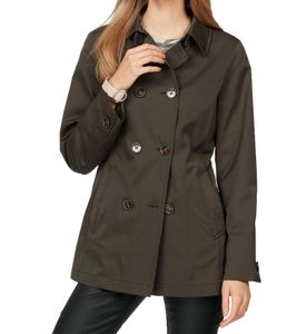 FUCHS & SCHMITT Übergangs-Jacke schlichte Damen Caban-Jacke mit doppelter Knopfleiste Khaki, Größe:38