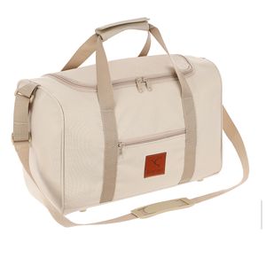 Granori Damen Handgepäck Reisetasche 40x30x25 cm ET2 – Leichte Flugzeug Kabinengepäck Tasche mit Tragegurt in beige