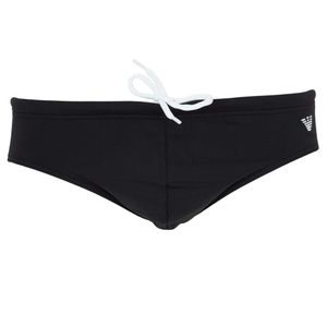 Emporio Armani Herren Bade Brief Slip Beachwear Badehose 54  (XXL) Schwarz