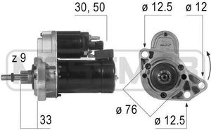 ERA 220190A - OE 020 911 023 J Anlasser, Starter für A3 (8L), Galaxy (WGR), Alhambra (7V), Cordoba (6K), Ibiza (6K), Inca (6K), Toledo I (1L2), Octavia I (1U), Caddy II (9K), Corrado (53I), Golf III (1H), Sharan (7M), Vento (1H), Polo (6V), Passat (35I), Golf Cabriolet (1E), Golf IV (1J)