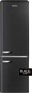 Amica - KGCR 387 100 MS - Kühl-Gefrierkombination - Retro Kollektion - Matt Black