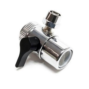 Naturewater Zweiwegehahn Wasserhahn Adapter mit 7 mm Anschlussdurchmesser, Hahnadapter für Auftischfilter, Trinkwasser Filter