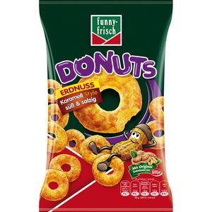 funny frisch Donuts Erdnuss Karamell Style süß und salzig 110g