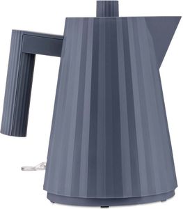Alessi MDL06/1 G Plissè Elektrischer Wasserkocher aus, 100 cl, Grau (MDL06/1 G)