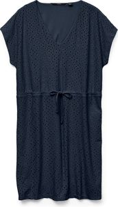 VERO MODA Kurzarmkleid mit V-Ausschnitt und Lochmuster Größe: S