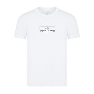 ARMANI EXCHANGE T-shirt Herren Baumwolle Weiß GR76377 - Größe: XXL