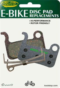 KOOL STOP Scheibenbremsbelag SB-verpackt , inkl. Befestigungsklammern/Pins, Karte à 2 Stück D-630 E, speziell für E-Räde