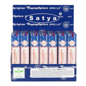 Satya - Räucherstäbchen, Nag-Champa 420er-Pack SD3087 (Einheitsgröße) (Bunt)