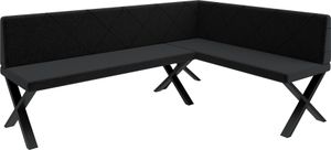 Eckbank Akiko Metal X - Eckbankgruppe für Ihrem Esszimmer, Küche modern, Sitzecke, Essecke. Perfekt für Küche, Büro und Rezeption. Solide und Starke Verarbeitung. (196x142-Rechts-Inari100) Eckbank Akiko Metal X - Eckbankgruppe für Ihrem Esszimmer, Küche modern, Sitzecke, Essecke. Perfekt für Küche, Büro und Rezeption. Solide und Starke Verarbeitung. (196x142-Rechts-Inari100)