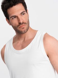 Ombre Clothing Herren-Tank-Top Ebonragon weiß S