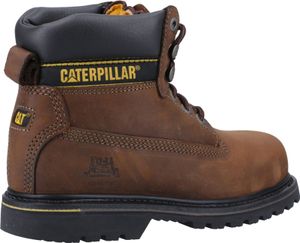 Caterpillar Holton Leder Braun Sicherheitsstiefel