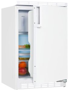 Exquisit Kühlschrank UKS115-3-080F weiss | 82 L Nutzinhalt | Temperaturregelung | LED-Licht| Unterbaufähig