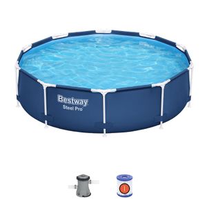 Bestway Steel Pro rounder odnímateľný bazén 305x76 cm s kartušovou filtráciou 1 249 l/h Farba modrá
