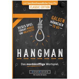 HANGMAN® | Classic Edition – "Das mordsknifflige Wortspiel."