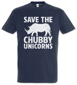 Urban Backwoods Save The Chubby Unicorns T-Shirt, Größe:4XL