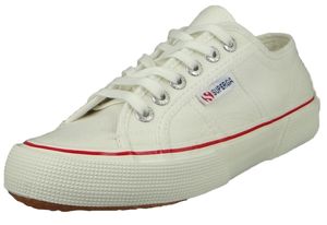 Superga Damen Low Sneaker 2490 Bold Groovy Patches Low Top S81259W Weiß
