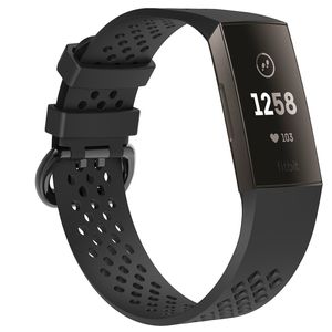 INF Fitbit Charge 3/4 Armband Silikon (L)