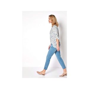 Toni Dress Perfect Shape Zip 7/8 Jeans Damen sky blue used blau 36